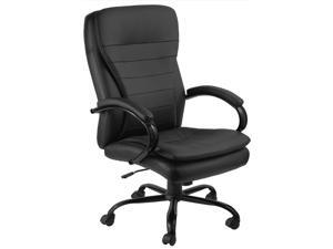 GTracing Modern Ribbed Office Chair Leather Office Chair High back Ergonomic Chair Swivel Conference Chair (2611-BLACK) GTracing Modern Ribbed Office Chair Leather Office Chair High back Ergonomic Chair Swivel Conference Chair (2611-BLACK)