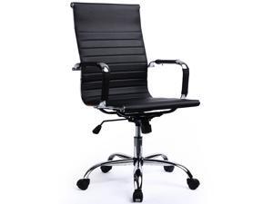 GTRACING Modern Ribbed Leather Office Chair Ergonomic with High Back GTRACING Modern Ribbed Leather Office Chair Ergonomic with High Back