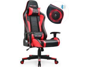GTRACING Gaming Chair with Bluetooth Speakers Music Video Game Chair Audio Heavy Duty Computer Desk Chair GT890M-RED GTRACING Gaming Chair with Bluetooth Speakers Music Video Game Chair Audio Heavy Duty Computer Desk Chair GT890M-RED