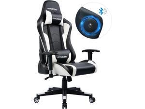 GTRACING Gaming Chair with Bluetooth Speakers Music Video Game Chair Audio Heavy Duty Computer Desk Chair GT890M-WHITE GTRACING Gaming Chair with Bluetooth Speakers Music Video Game Chair Audio Heavy Duty Computer Desk Chair GT890M-WHITE