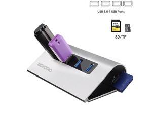 4 Port USB 3.0 USB HUB TF SD Card Reader. Aluminium Alloy USB 3.0 4 Port USB One TF and One SD Card Reader Data Transfer 4 Port USB 3.0 USB HUB TF SD Card Reader. Aluminium Alloy USB 3.0 4 Port USB One TF and One SD Card Reader Data Transfer