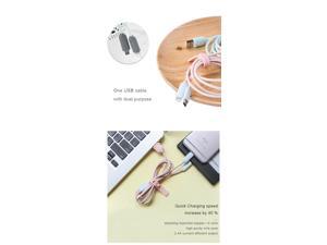 2 in 1 iOS + Android Compatible Charging Data Transfer Cable, Dual Pin Charging Cable Compatible for iPhone, iPad, and Android. Unique Design Giftable Double Charging Data Transfer Cable 2 in 1 iOS + Android Compatible Charging Data Transfer Cable, Dual Pin Charging Cable Compatible for iPhone, iPad, and Android. Unique Design Giftable Double Charging Data Transfer Cable