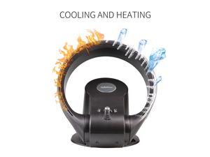 Bladeless Hot & Cool Fans with Remote Control , Grey and Gold Bladeless Hot & Cool Fans with Remote Control , Grey and Gold