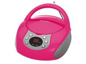 Impecca CDB-204P Riptunes Cd Boombox W/ Am/fm Radio, Pink Impecca CDB-204P Riptunes Cd Boombox W/ Am/fm Radio, Pink