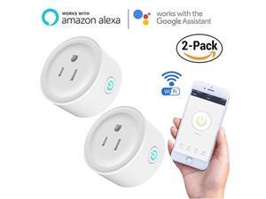 AvatarControls WiFi Smart Plug,Wireless Wifi Outlet Electrical Socket Work with Alexa/Google Assistant,Remote Control Timing Function On/Off Switch for Household Electrical Appliances (2-Pack) AvatarControls WiFi Smart Plug,Wireless Wifi Outlet Electrical Socket Work with Alexa/Google Assistant,Remote Control Timing Function On/Off Switch for Household Electrical Appliances (2-Pack)