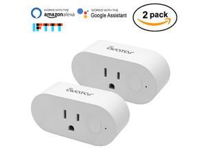 AvatarControls Smart Wifi Plug, Mini Wireless Timing Socket Outlet with Energy Monitoring, Work with Alexa/Google Assistant, Remote Control Power ON/OFF via Android or iOS APP(2-Pack) AvatarControls Smart Wifi Plug, Mini Wireless Timing Socket Outlet with Energy Monitoring, Work with Alexa/Google Assistant, Remote Control Power ON/OFF via Android or iOS APP(2-Pack)