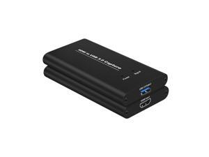 4K to USB 3.0 HDMI Game Video Capture Recording Card Live Broadcast For PS4 Wii Xbox Phone TV STB Game Recording Conference Computer PC Live Streaming Real 60fps No Delay 4K to USB 3.0 HDMI Game Video Capture Recording Card Live Broadcast For PS4 Wii Xbox Phone TV STB Game Recording Conference Computer PC Live Streaming Real 60fps No Delay