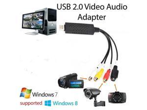Easycap USB 2.0 Video Capture TV DVD VHS Video DVR Capture Adapter Card with Audio Support Win7/8/Vista for Computer/CCTV Camera Easycap USB 2.0 Video Capture TV DVD VHS Video DVR Capture Adapter Card with Audio Support Win7/8/Vista for Computer/CCTV Camera