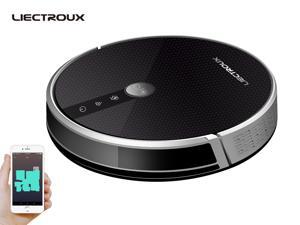LIECTROUX C30B Robot Vacuum Cleaner 2D Map Navigation, Smart Memory, 3000Pa Suction, Map Shown on WiFi App, 0.6L Dustbin, 350ml Electric Water Tank, Wet and Dry Mopping LIECTROUX C30B Robot Vacuum Cleaner 2D Map Navigation, Smart Memory, 3000Pa Suction, Map Shown on WiFi App, 0.6L Dustbin, 350ml Electric Water Tank, Wet and Dry Mopping