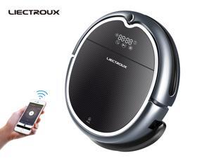 Liectroux Q8000 Robotic Vacuum Cleaner with Wifi APP Control, Map Navigation, Smart Memory, Adjustable Suction Power, Water Tank, Wet And Dry Mopping Liectroux Q8000 Robotic Vacuum Cleaner with Wifi APP Control, Map Navigation, Smart Memory, Adjustable Suction Power, Water Tank, Wet And Dry Mopping