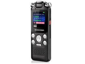 Voice Recorder ,BOOCOSA 8GB Digital Audio Recorder Multifunctional Three Microphone HD Stereo LCD Sound Recorder with MP3 Player Recording Dynamic Noise Reduction / One Switch for Recording & Save Voice Recorder ,BOOCOSA 8GB Digital Audio Recorder Multifunctional Three Microphone HD Stereo LCD Sound Recorder with MP3 Player Recording Dynamic Noise Reduction / One Switch for Recording & Save