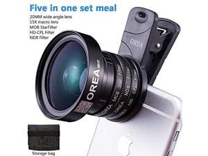 5IN1 Camera Lens Kit for Samsung S8 Phone,20mm Wide Angle Lens &15x Macro Lens &37mm CPL Lens Filter &37mm Star Filter & 37mm ND Filter For Andriod Pixel Samsung Iphone Smartphone 5IN1 Camera Lens Kit for Samsung S8 Phone,20mm Wide Angle Lens &15x Macro Lens &37mm CPL Lens Filter &37mm Star Filter & 37mm ND Filter For Andriod Pixel Samsung Iphone Smartphone