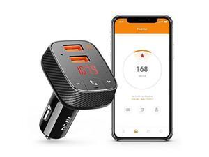 Roav by Anker SmartCharge Car Kit F2, Wireless In-Car FM Transmitter Radio Adapter, Bluetooth 4.2 Receiver, Car Locator, App Support, Dual-USB Car Charger With Power IQ AUX Output USB Drive MP3 Player Roav by Anker SmartCharge Car Kit F2, Wireless In-Car FM Transmitter Radio Adapter, Bluetooth 4.2 Receiver, Car Locator, App Support, Dual-USB Car Charger With Power IQ AUX Output USB Drive MP3 Player