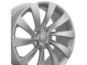 OE Wheels 18 Inch Fits Volkswagen GTI Jetta EOS CC Tiguan Rabbit Passat Golf Beetle VW CC Style VW17 Painted Silver 18x8 Rim Hollander 69890 OE Wheels 18 Inch Fits Volkswagen GTI Jetta EOS CC Tiguan Rabbit Passat Golf Beetle VW CC Style VW17 Painted Silver 18x8 Rim Hollander 69890