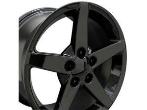 OE Wheels 18 Inch Fits Chevy Camaro Corvette Pontiac Firebird C6 Style CV06A Gloss Black 18x9.5 Rim OE Wheels 18 Inch Fits Chevy Camaro Corvette Pontiac Firebird C6 Style CV06A Gloss Black 18x9.5 Rim