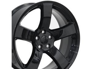 OE Wheels 20 Inch Fits Dodge Challenger Charger SRT8 Magnum Chrysler 300 SRT8 DG12 Gloss Black 20x8 Rim Hollander 2296 OE Wheels 20 Inch Fits Dodge Challenger Charger SRT8 Magnum Chrysler 300 SRT8 DG12 Gloss Black 20x8 Rim Hollander 2296