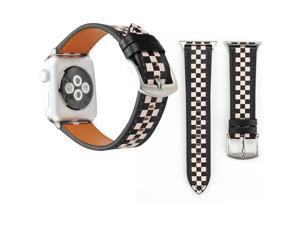 Watch Bands for Apple Watch 38mm 42mm, Personalized Pattern Design Leather Strap Replacement iWatch Bands for Apple Watch Series 3 & 2 & 1 Watch Bands for Apple Watch 38mm 42mm, Personalized Pattern Design Leather Strap Replacement iWatch Bands for Apple Watch Series 3 & 2 & 1