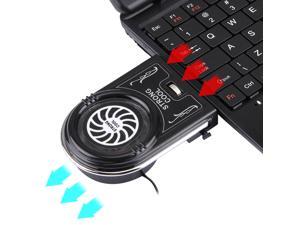 Laptop Notebook Cooling Pad Mute Air Extracting Cooling Fan Turbo Heat Radiator with Appropriative Band Tape Style USB Cable Laptop Notebook Cooling Pad Mute Air Extracting Cooling Fan Turbo Heat Radiator with Appropriative Band Tape Style USB Cable