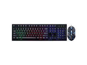 Gaming Keyboard Professional Wired RGB LED Backlight Mechanical Keyboard with Optical Mouse for Laptop PC Gaming Keyboard Professional Wired RGB LED Backlight Mechanical Keyboard with Optical Mouse for Laptop PC