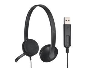 Logitech H340 Computer Office Education Training USB Interface Microphone Wired Headset Logitech H340 Computer Office Education Training USB Interface Microphone Wired Headset