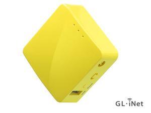 GL.iNet GL-MT300N-V2 Mini Travel Router, Repeater Bridge, 300Mbps High Performance, 128MB RAM, OpenVPN Client GL.iNet GL-MT300N-V2 Mini Travel Router, Repeater Bridge, 300Mbps High Performance, 128MB RAM, OpenVPN Client