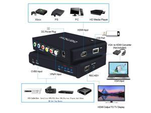 DIGITNOW!HD Game Capture /HD Video Capture Device, HDMI Video Converter/Adapter Recorder for PS4, Xbox One / Xbox 360,LiveTV,PVR DVR and more,Support HDMI/YPbPr/CVBS Input and HDMI Output,Full HD 1080 DIGITNOW!HD Game Capture /HD Video Capture Device, HDMI Video Converter/Adapter Recorder for PS4, Xbox One / Xbox 360,LiveTV,PVR DVR and more,Support HDMI/YPbPr/CVBS Input and HDMI Output,Full HD 1080