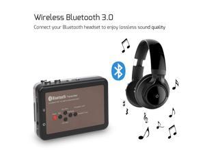 Bluetooth Cassette Player-Portable Digital Bluetooth Tape Cassette Player-Cassette to Mp3 Converter for Walkman Cassette Audio Music- Cassette Recorder with Earphones Bluetooth Cassette Player-Portable Digital Bluetooth Tape Cassette Player-Cassette to Mp3 Converter for Walkman Cassette Audio Music- Cassette Recorder with Earphones