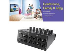 8 Channel Digital Mixing Console Karaoke Universal Mixer Console Mono/Stereo Microphone Mixer Console Adjusting Panel 8 Channel Digital Mixing Console Karaoke Universal Mixer Console Mono/Stereo Microphone Mixer Console Adjusting Panel