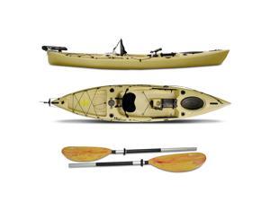 Fishing Kayaks Escape Angler Sit-On-Top Flat water ocean with paddle 12' ft SAND Fishing Kayaks Escape Angler Sit-On-Top Flat water ocean with paddle 12' ft SAND