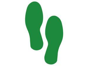 LiteMark 12 Inch Green Durable Large Footprint Decal Stickers for Floor or Wall (1 Pair) LiteMark 12 Inch Green Durable Large Footprint Decal Stickers for Floor or Wall (1 Pair)