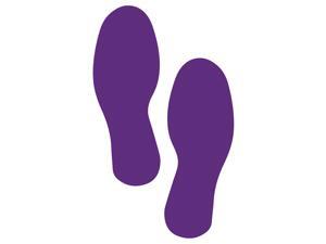 LiteMark 12 Inch Purple Removable Large Footprint Decal Stickers for Floor or Wall (1 Pair) LiteMark 12 Inch Purple Removable Large Footprint Decal Stickers for Floor or Wall (1 Pair)