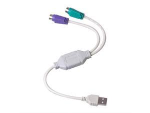 USB A Male A/M To PS/2 Cable Adapter For Mouse Keyboard USB A Male A/M To PS/2 Cable Adapter For Mouse Keyboard