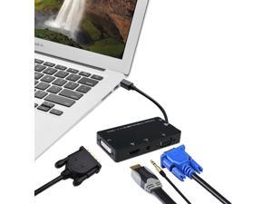 Thunderbolt 2 Dock Mini DisplayPort to HDMI VGA DVI Multi-port Thunderbolt hub Adapter 4 in1 Audio Cable for mac book air Thunderbolt 2 Dock Mini DisplayPort to HDMI VGA DVI Multi-port Thunderbolt hub Adapter 4 in1 Audio Cable for mac book air