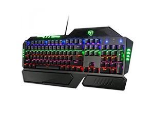 ALV Pictek Mechanical Gaming Keyboard,104 Keys Anti-ghosting Backlit Gaming Keyboards Computer Keyboard with Blue Switch, Water-Resistant for Gamers ALV Pictek Mechanical Gaming Keyboard,104 Keys Anti-ghosting Backlit Gaming Keyboards Computer Keyboard with Blue Switch, Water-Resistant for Gamers