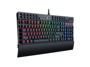 ALV Mechanical Keyboard K550 RGB Yama Redragon Black Gaming Keyboard 131 Key RGB LED Illuminated Backlit Computer PC Gaming Programmable Macro Keys, Wrist Rest, USB Passthrough, Volume Control ALV Mechanical Keyboard K550 RGB Yama Redragon Black Gaming Keyboard 131 Key RGB LED Illuminated Backlit Computer PC Gaming Programmable Macro Keys, Wrist Rest, USB Passthrough, Volume Control