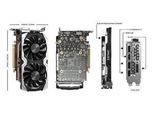 ZOTAC GeForce GTX 1060 AMP Edition, ZT-P10600B-10M, 6GB GDDR5 VR Ready Super Compact Gaming Graphics Card ZOTAC GeForce GTX 1060 AMP Edition, ZT-P10600B-10M, 6GB GDDR5 VR Ready Super Compact Gaming Graphics Card