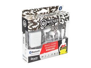 Wicked Audio - REACH Bluetooth Audio Receiver - White Wicked Audio - REACH Bluetooth Audio Receiver - White