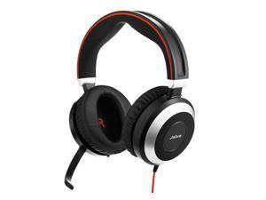 Jabra Evolve 80 UC Stereo USB-C Wired Headset / Music Headphones Jabra Evolve 80 UC Stereo USB-C Wired Headset / Music Headphones