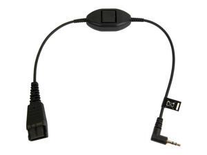 Jabra Quick Disconnect (QD) to 2.5 mm Jack Cord, with Push-To-Talk 8800-00-55 Jabra Quick Disconnect (QD) to 2.5 mm Jack Cord, with Push-To-Talk 8800-00-55