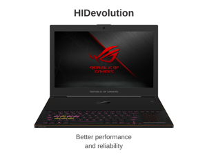 HIDevolution ASUS ROG Zephyrus GX501GI 15.6” FHD 144Hz Gaming Laptop | 2.2 GHz i7-8750H, GTX 1080 Max-Q, 16GB DDR4/2666MHz RAM, PCIe 512GB SSD | Authorized Performance Upgrades & Warranty HIDevolution ASUS ROG Zephyrus GX501GI 15.6” FHD 144Hz Gaming Laptop | 2.2 GHz i7-8750H, GTX 1080 Max-Q, 16GB DDR4/2666MHz RAM, PCIe 512GB SSD | Authorized Performance Upgrades & Warranty