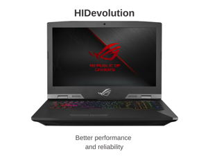 HIDevolution ASUS ROG G703GI 17.3” FHD 144Hz Gaming Laptop | 2.2 GHz i7-8750H, GTX 1080, 32GB DDR4/2666MHz RAM, PCIe 512GB SSD + 1TB SSHD | Authorized Performance Upgrades & Warranty HIDevolution ASUS ROG G703GI 17.3” FHD 144Hz Gaming Laptop | 2.2 GHz i7-8750H, GTX 1080, 32GB DDR4/2666MHz RAM, PCIe 512GB SSD + 1TB SSHD | Authorized Performance Upgrades & Warranty