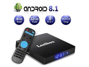 Android TV Box 8.1, 4GB RAM+32GB ROM Leelbox Q4 MAX Quad-Core 2.4GHz Support BT 4.1/WiFi/3D/4K/H.265 Android TV Box 8.1, 4GB RAM+32GB ROM Leelbox Q4 MAX Quad-Core 2.4GHz Support BT 4.1/WiFi/3D/4K/H.265