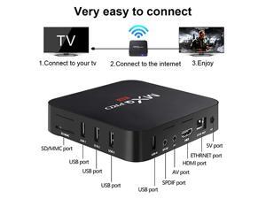 Android 8.1 TV Box,2018 Update Edition Leelbox MXQ PRO Smart Android TV Box 2GB RAM 16GB ROM Quad Core Supporting 4K (60Hz) Full HD/H.265/WiFi Android 8.1 TV Box,2018 Update Edition Leelbox MXQ PRO Smart Android TV Box 2GB RAM 16GB ROM Quad Core Supporting 4K (60Hz) Full HD/H.265/WiFi