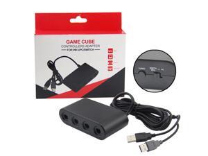 Gamecube Controller Adapter,4 Port Gamecube Controller Adapter for Wii U Nintendo Switch PC USB Easy to Play Super Smas Bros in stock Gamecube Controller Adapter,4 Port Gamecube Controller Adapter for Wii U Nintendo Switch PC USB Easy to Play Super Smas Bros in stock