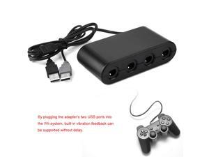 E-NET Gamecube Controller Adapter, 4 Ports for Gamecube Controller USB Adapter Converter for Wii U PC NGC & PC Game Accessory, Support Windows XP, Vista, for Windows 7/8, 32-bit and 64-bit E-NET Gamecube Controller Adapter, 4 Ports for Gamecube Controller USB Adapter Converter for Wii U PC NGC & PC Game Accessory, Support Windows XP, Vista, for Windows 7/8, 32-bit and 64-bit