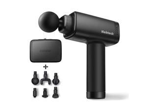 Nekteck Percussion Massage Gun, Deep Tissue Muscle Massage Gun for Athletes Pain Relief Therapy and Relaxation, Portable Handheld Massager with Powerful Motor, 4 Optional Speeds and 6 Massage Heads Nekteck Percussion Massage Gun, Deep Tissue Muscle Massage Gun for Athletes Pain Relief Therapy and Relaxation, Portable Handheld Massager with Powerful Motor, 4 Optional Speeds and 6 Massage Heads