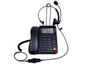 KerLiTar P017B Call Center Corded Phone with Caller ID and RJ9 Monaural Headset Home Office Landline Phone with Speakerphone KerLiTar P017B Call Center Corded Phone with Caller ID and RJ9 Monaural Headset Home Office Landline Phone with Speakerphone