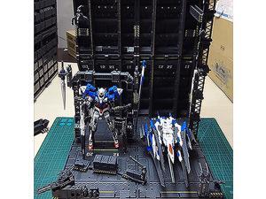 4pcs/set DIY Mechanical Chain Action Display Base Machine Nest for MG 1/100 Gundam Model with Decals 4pcs/set DIY Mechanical Chain Action Display Base Machine Nest for MG 1/100 Gundam Model with Decals