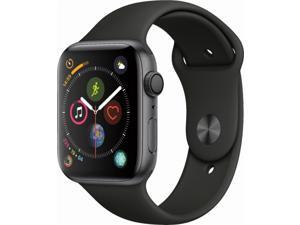 Apple Watch Series 4 (GPS), 44mm Space Gray Aluminum Case with Black Sport Band - Space Gray Aluminum - MU6D2LL/A Apple Watch Series 4 (GPS), 44mm Space Gray Aluminum Case with Black Sport Band - Space Gray Aluminum - MU6D2LL/A