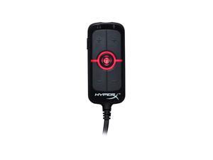 HyperX Amp USB Sound Card - Virtual 7.1 Surround Sound - Works with PC/PS4 - Plug and Play Audio Upgrade for Stereo Headsets (HX-USCCAMSS-BK) HyperX Amp USB Sound Card - Virtual 7.1 Surround Sound - Works with PC/PS4 - Plug and Play Audio Upgrade for Stereo Headsets (HX-USCCAMSS-BK)